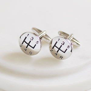 Gear Stick Cufflinks