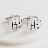 Gear Stick Cufflinks