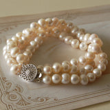 Three Strand Pearl Bracelet