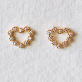 Dainty Heart Earrings