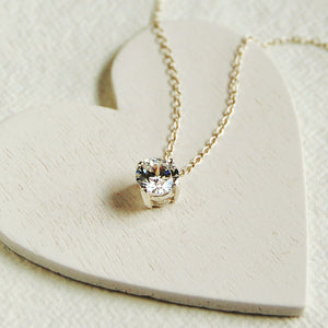 Diamante Drop Necklace