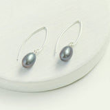 Elegant Pearl Wire Earrings