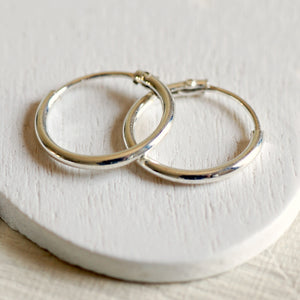 Sterling Silver Hoop Earrings