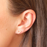 Dainty Heart Earrings