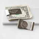 Personalised Sixpence Money Clip