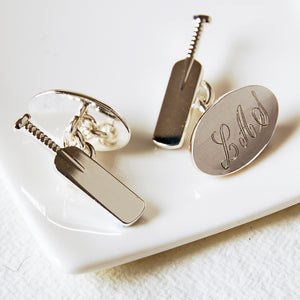 Personalised Cricket Cufflinks