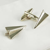 Paper Plane Cufflinks