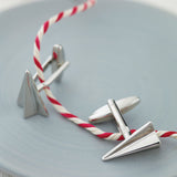 Paper Plane Cufflinks