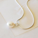 Ivory Pearl Drop Necklace