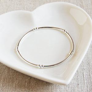 Elegant Sterling Silver Bracelet